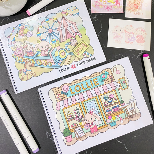 BESTSELLER BUNDLE – Lollie Personalized Coloring Book Set (2 Books)