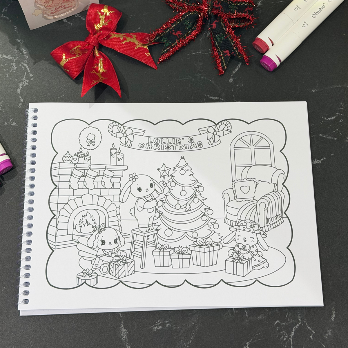 Lollie’s Christmas Colouring Book