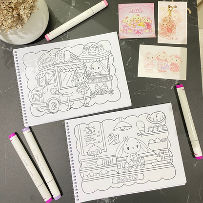 BESTSELLER BUNDLE – Lollie Personalized Coloring Book Set (2 Books)