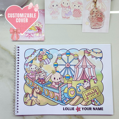 Lollie Land – Personalized Coloring Book