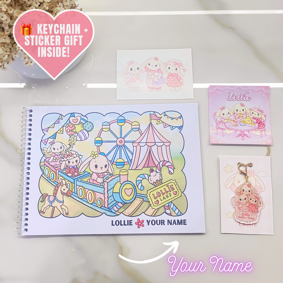 Lollie Friends 5-Book PDF Bundle 🐰 | Printable Coloring Books