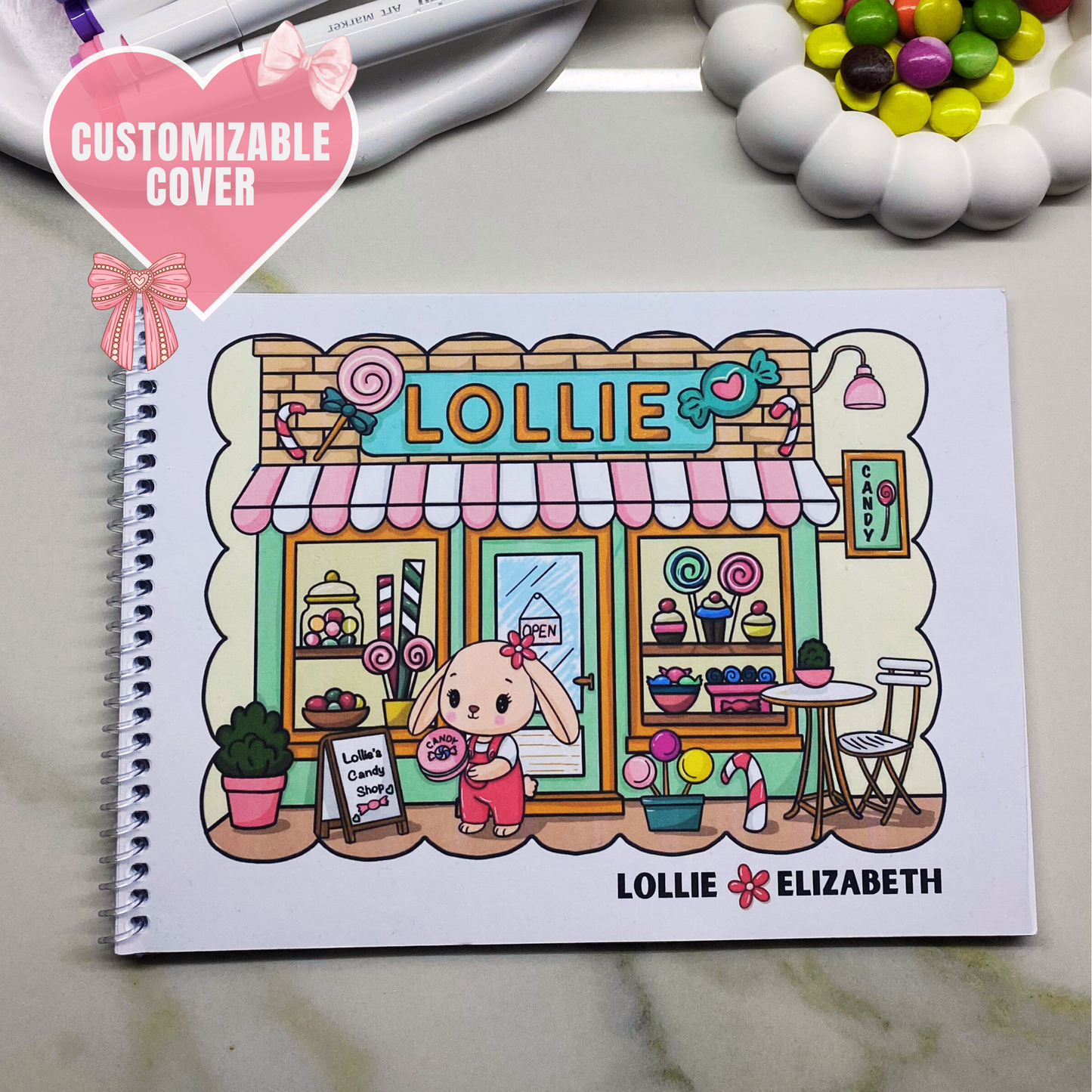 BESTSELLER BUNDLE – Lollie Personalized Coloring Book Set (2 Books)