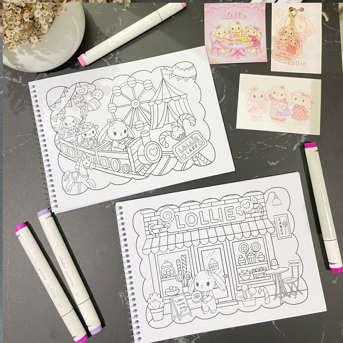 Lollie Friends 5-Book PDF Bundle 🐰 | Printable Coloring Books